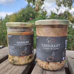 Cassoulet au Confit de Canard et Saucisse de Toulouse. Bocal 750 grs..